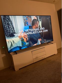85 inch Samsung tv with entertainment center