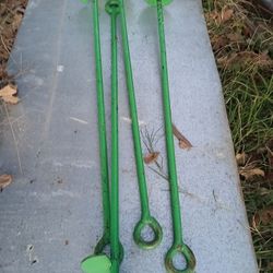 Metal Garden Stakes All 4 For $35