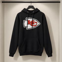 Kansas City Chiefs Black Pullover Hoodie