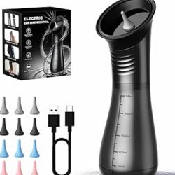 Brand new Ear Wax Removal, Electric Ear Cleaner with LED Display & Dual Tank, Ear Irrigation Kit Includes 12 Tips, IPX7, Safe & Effective Cleaning for