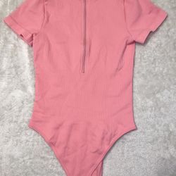 OQQ Pink Bodysuit 