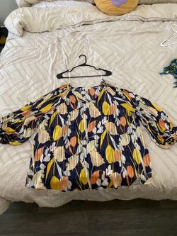 Long sleeve dressy blouse