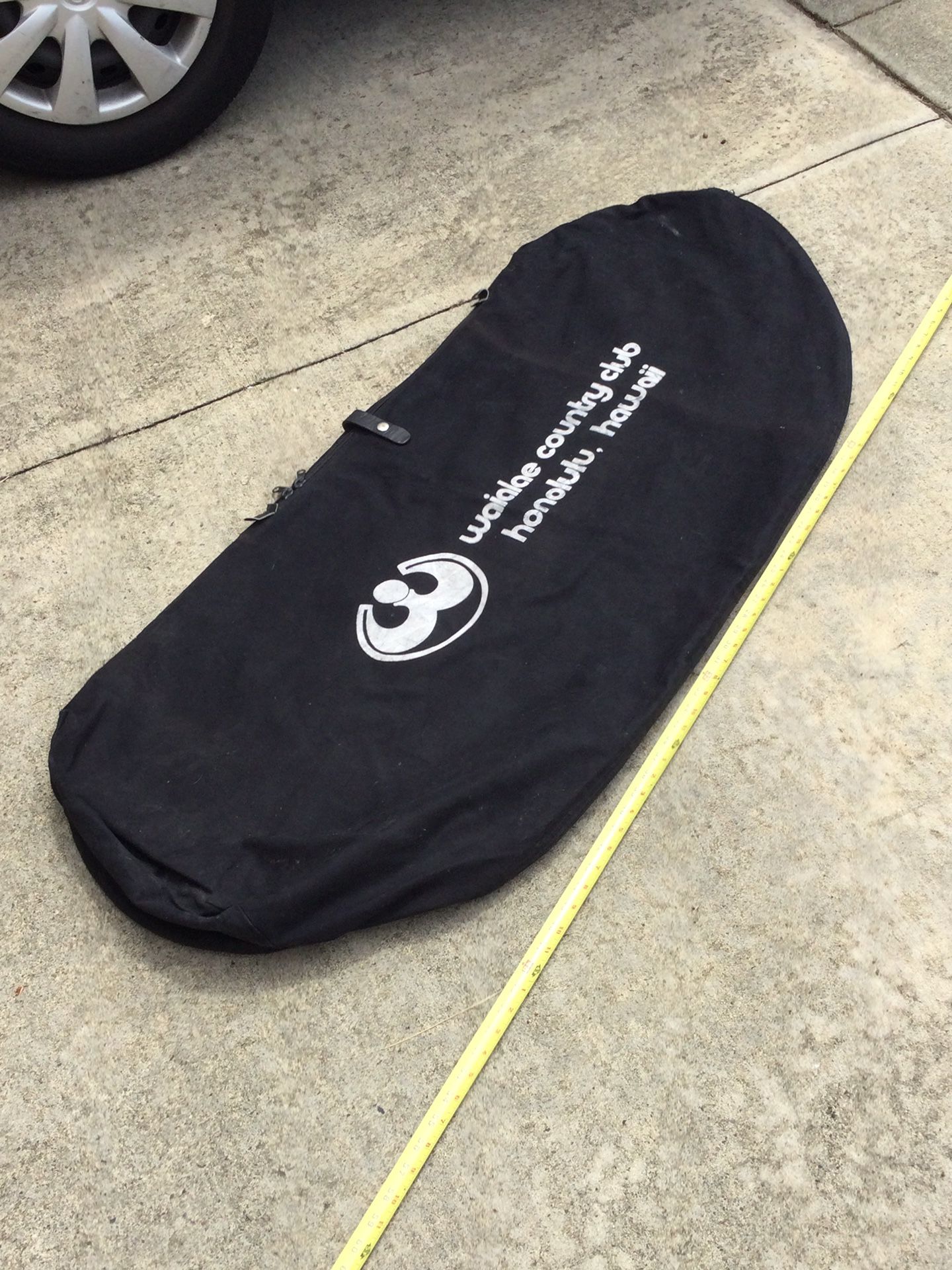 Used HEAVY DUTY CANVAS “Waialae Country Club” TRAVEL GOLF CLUB BAG