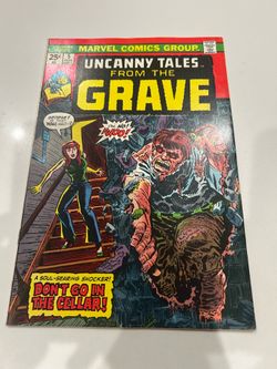 Uncanny Tales from the Grave #5, Marvel Horror 1974, FN/VF. Creasing, Vibrant Colors 🔥