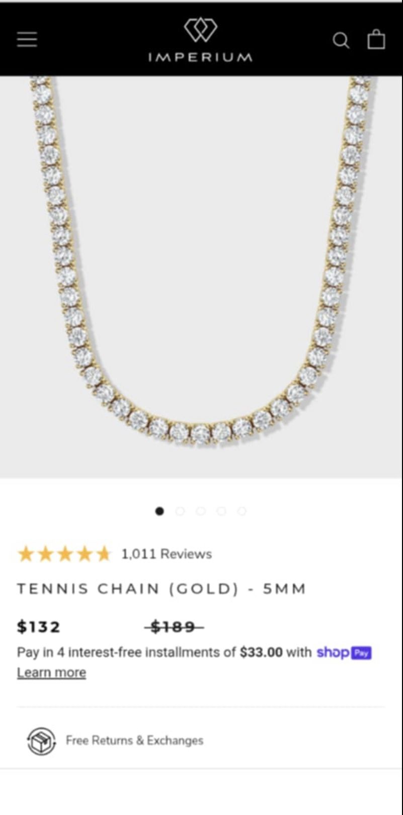Gold Diamond Necklace
