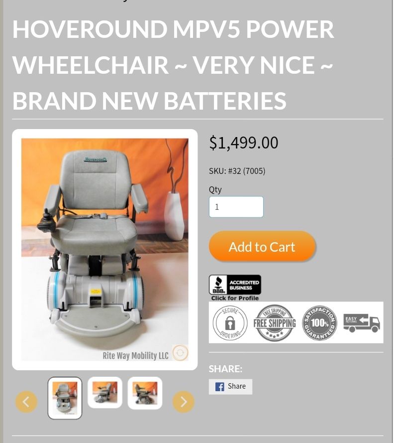Hoveround chair