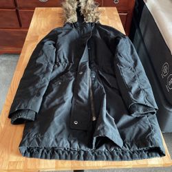 Abercrombie And Fitch Womens Black Long Jacket