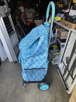 Foldable Shopping cart for Groceries with Wheels 