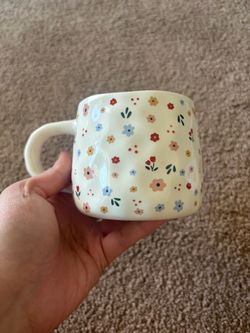 Floral Ceramic Coffee Mug