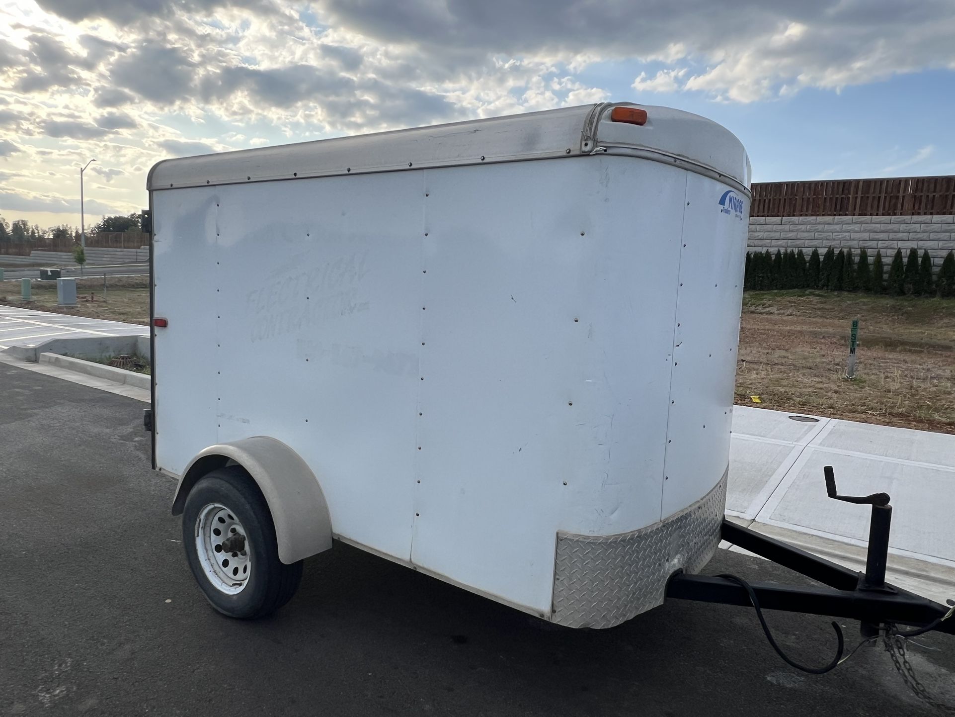 5x8 Mirage Enclosed Trailer Traila