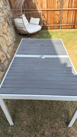 Patio table and 4 chairs