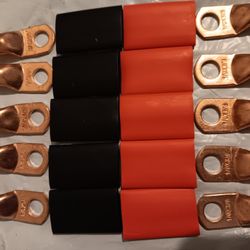 New 0 Gauge Copper Terminals 