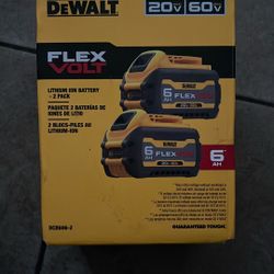 Dewalt FlexVolt 6AH Pack Of 2 Batteries