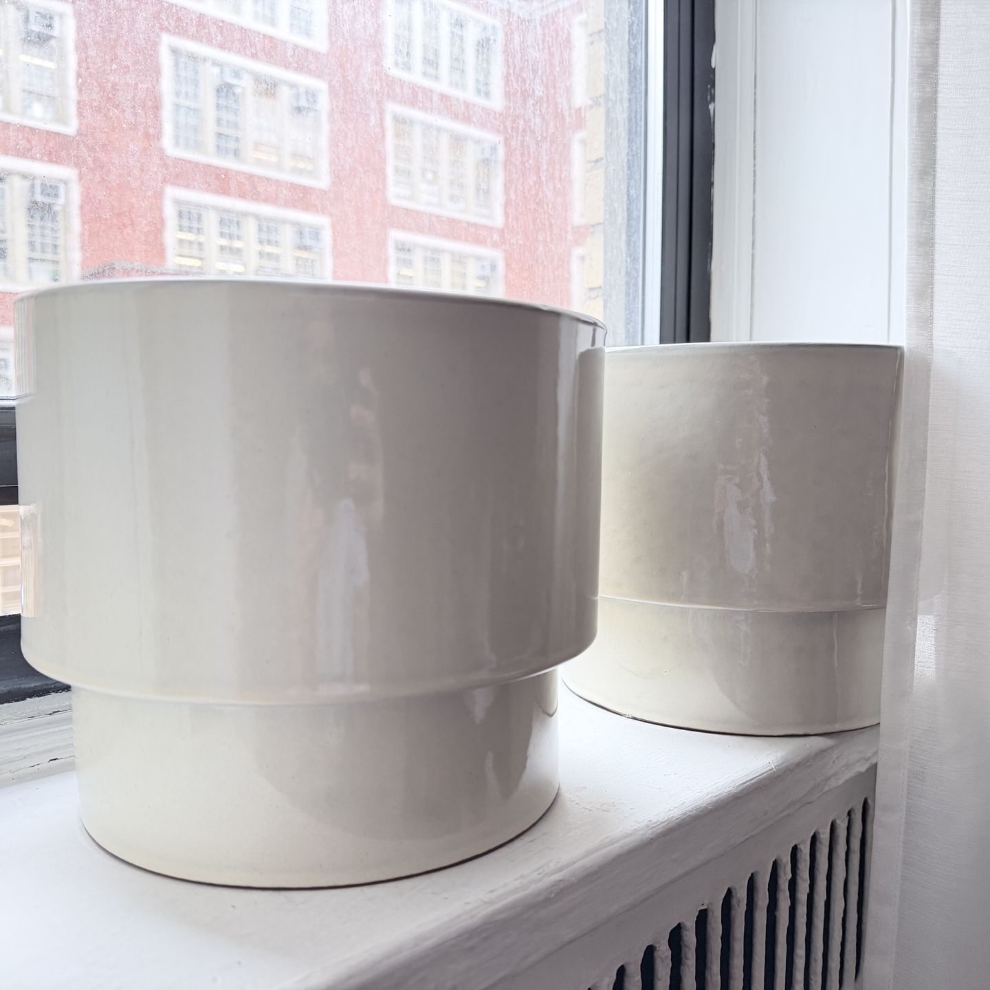 x2 H&M Home XL Terracotta Plant Pots