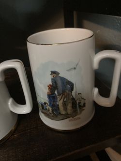 Norman Rockwell Mugs
