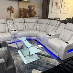 Brand New Power Reclining Sectional 