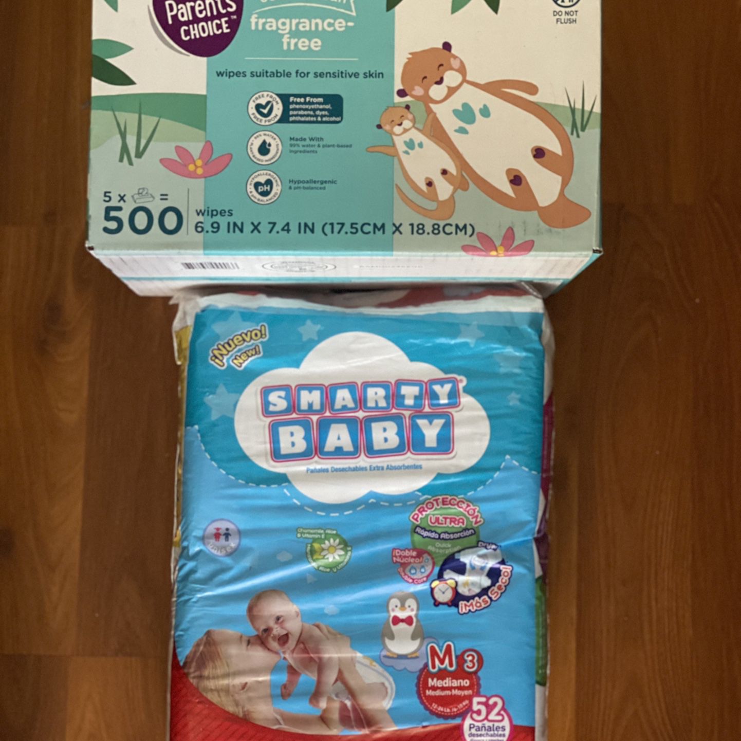 Diaper Bundle (Parent’s Choice Wipes And Diaper Size 3)
