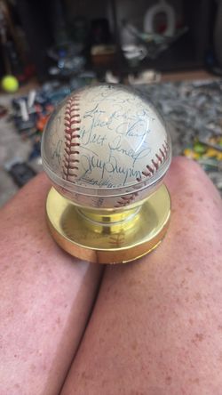 Autographed 1989 Padres ball
