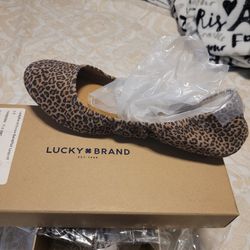 Lucky Brand Cheetah Flats