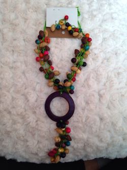 Necklace & earrings set handmade