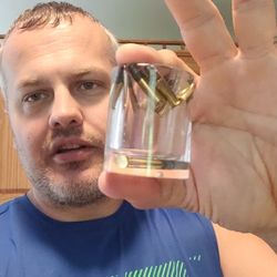 Epoxy Shot Glasses With Bullets