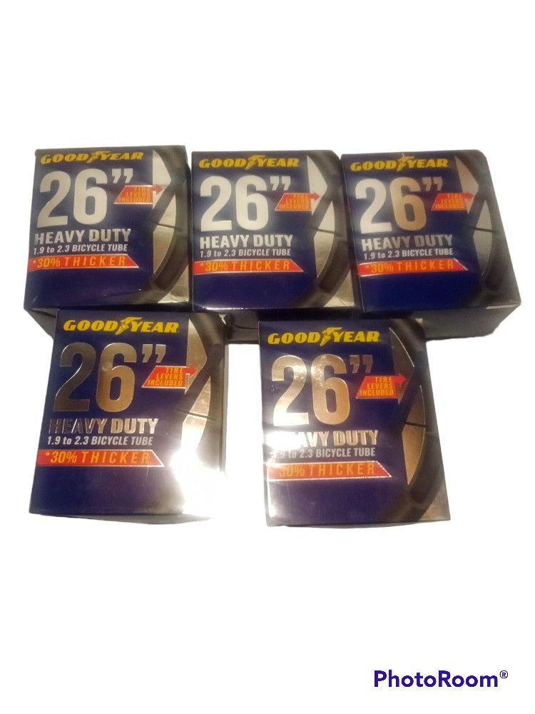 Bundle Special five boxes of 26-in Goodyear inner tubes