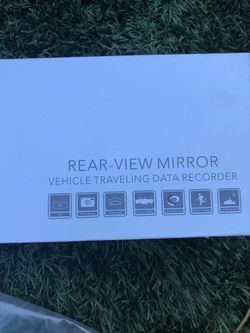Rear view mirror vehicle traveling data recorder
