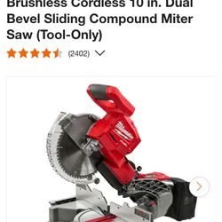 Milwaukee Miter Saw 10in Price Drop 225