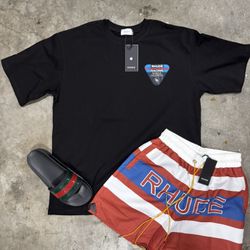 RHUDE SET GUCCI SLIDES 