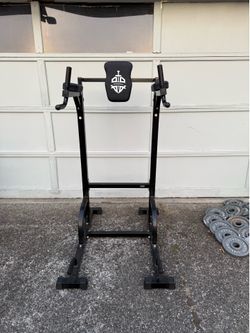 Dip and push up station