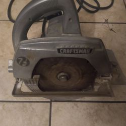 vintage Craftsman circular saw