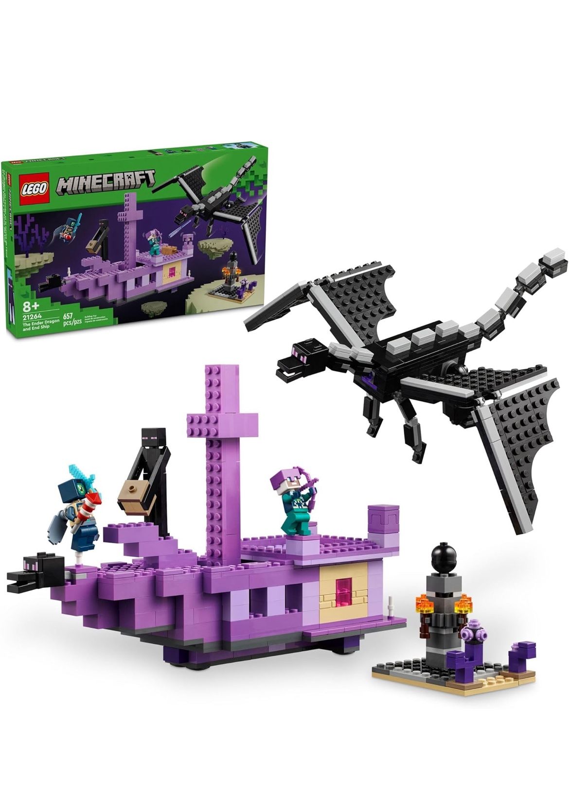 LEGO Minecraft Ender Dragon And End Ship