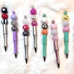 Custom Beaded Pens $5