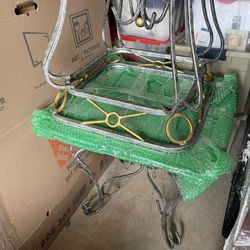 Glass Top End Tables- Willing To Deliver Locally!!!
