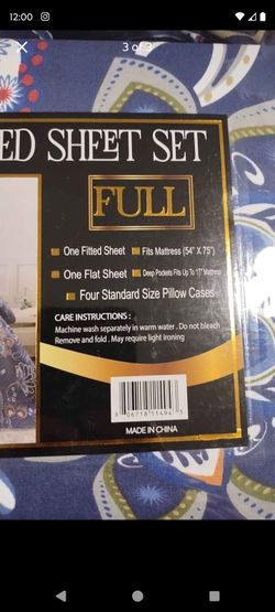 Bed sheets