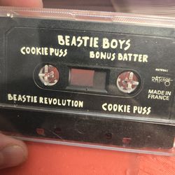 Beastie boys  cassette tape cookie puss  made in france
