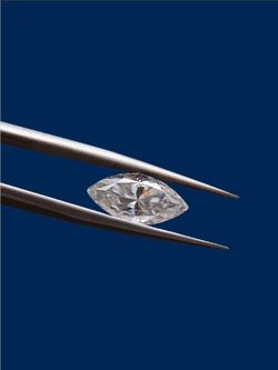 Loose marquise moissanite