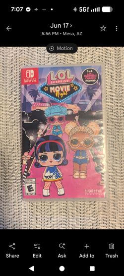 LOL surprise movie night Nintendo switch game