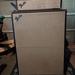 FENDER VINTAGE BASSMAN 135 AMP  WITH UPGRADED SPEAKERS ONLY 1000!