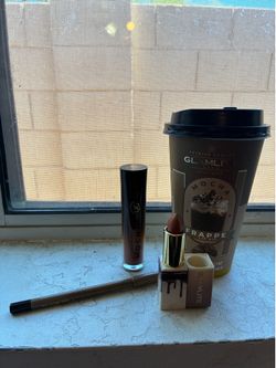 Lip liner, lip, gloss, and lipstick combo