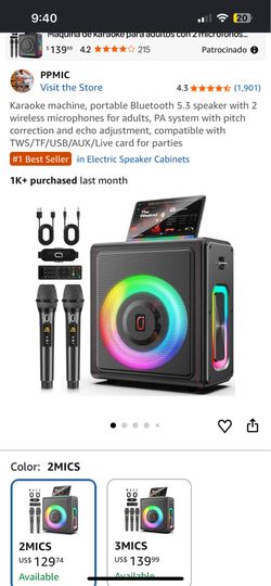 PPMIC  karaoke speaker