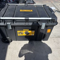DEWALT Tough Chest 38 in. W 63 Gal. Polypropylene Rolling Tool Box