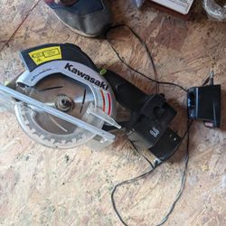 Kawasaki Battery Operated Handsaw With Charger Cord
