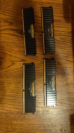 DDR4 Ram Corsair vengeance 32gb total 4 8gb sticks