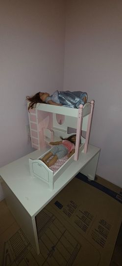 18" doll school and bunkbed