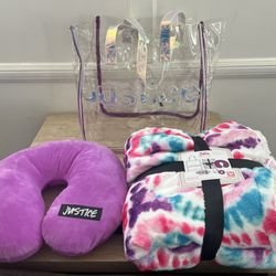 blanket set for girls -justice 