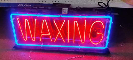 Waxing & Hair Salon sign