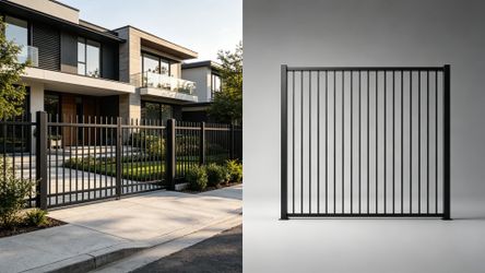 8ft Galvanized Steel Fence Panel 8ft Wide