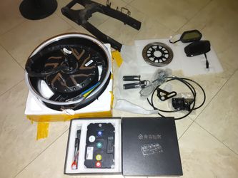 12kw 96v electric rear wheel motor hub kit