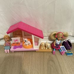 Barbie Chelsea With Dogs